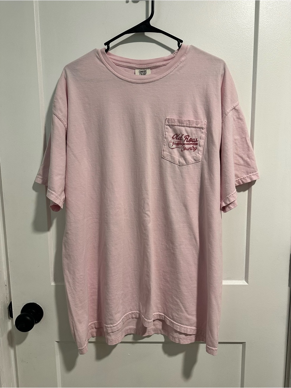 Old Row Classic Pocket Tee in Light Pink - Women's Short Sleeve